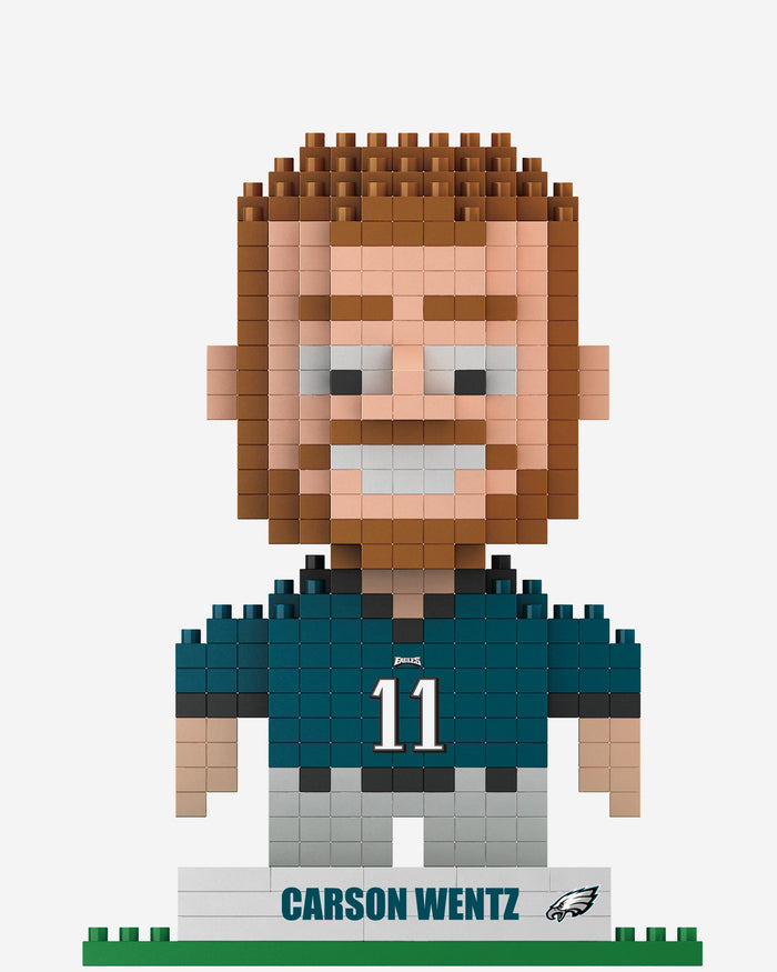 Carson Wentz Philadelphia Eagles BRXLZ Mini Player FOCO - FOCO.com