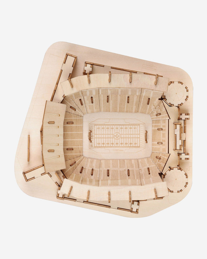 Pittsburgh Steelers Acrisure Stadium Wood PZLZ Stadium FOCO - FOCO.com