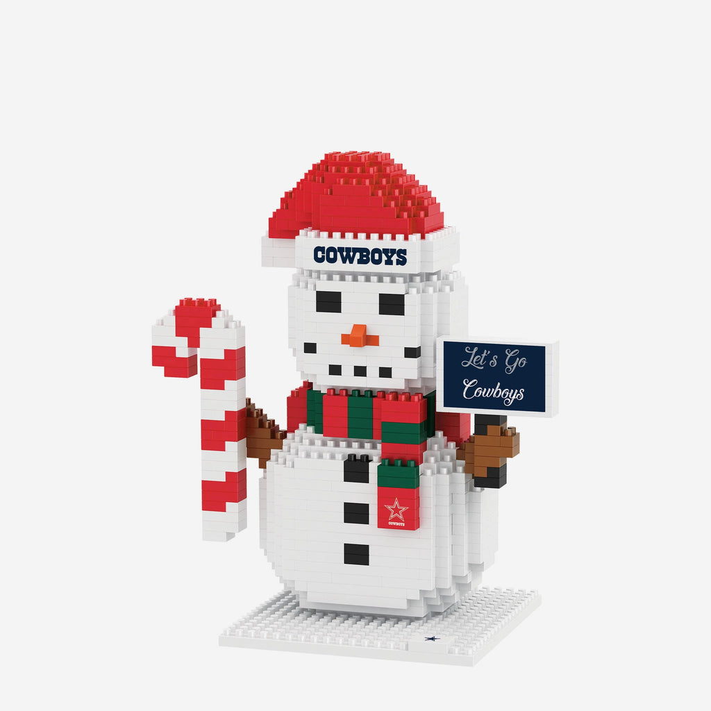 Dallas Cowboys BRXLZ Snowman FOCO - FOCO.com