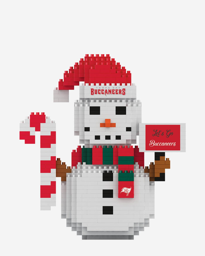 Tampa Bay Buccaneers BRXLZ Snowman FOCO - FOCO.com