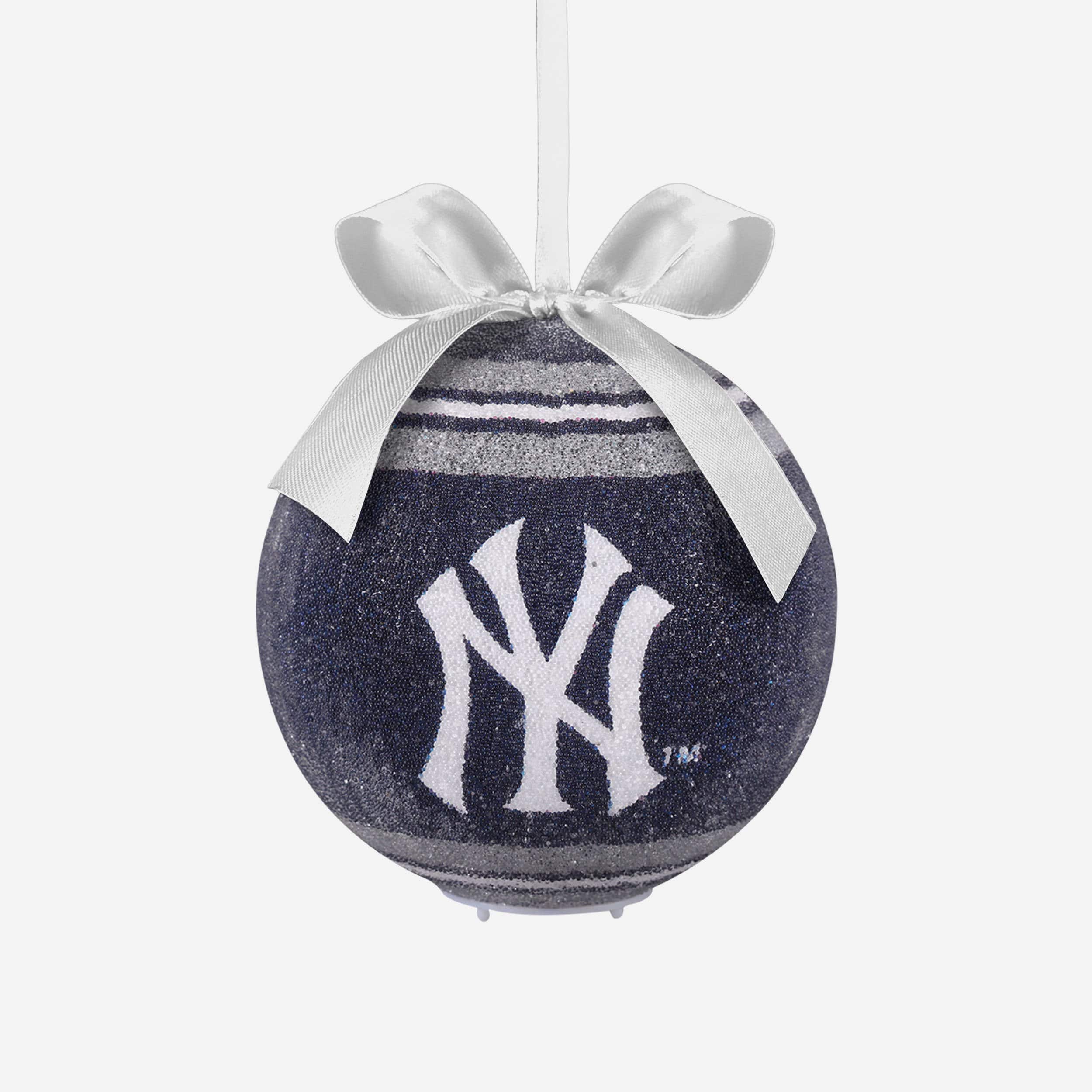 Personalized New York Yankees Baby Rattle Ornament - Personalized Ornaments  For You