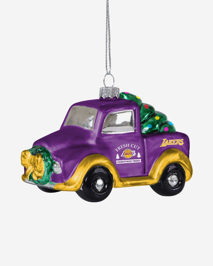 Los Angeles Lakers Blown Glass Truck Ornament FOCO - FOCO.com