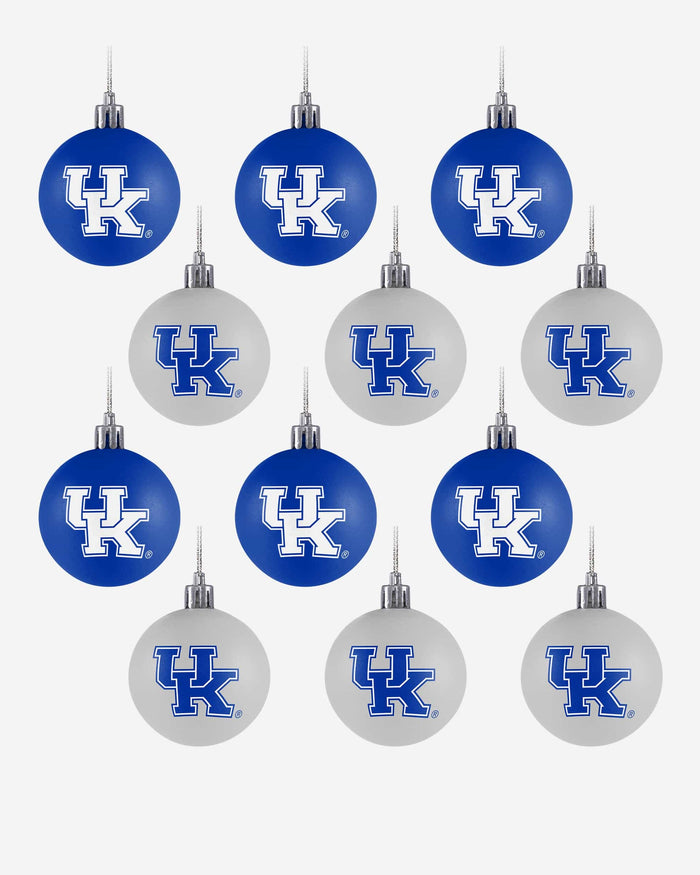 Kentucky Wildcats 12 Pack Ball Ornament Set FOCO - FOCO.com