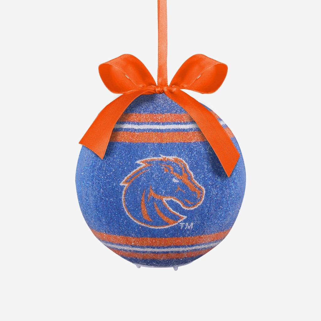 Boise State Broncos LED Shatterproof Ball Ornament FOCO - FOCO.com