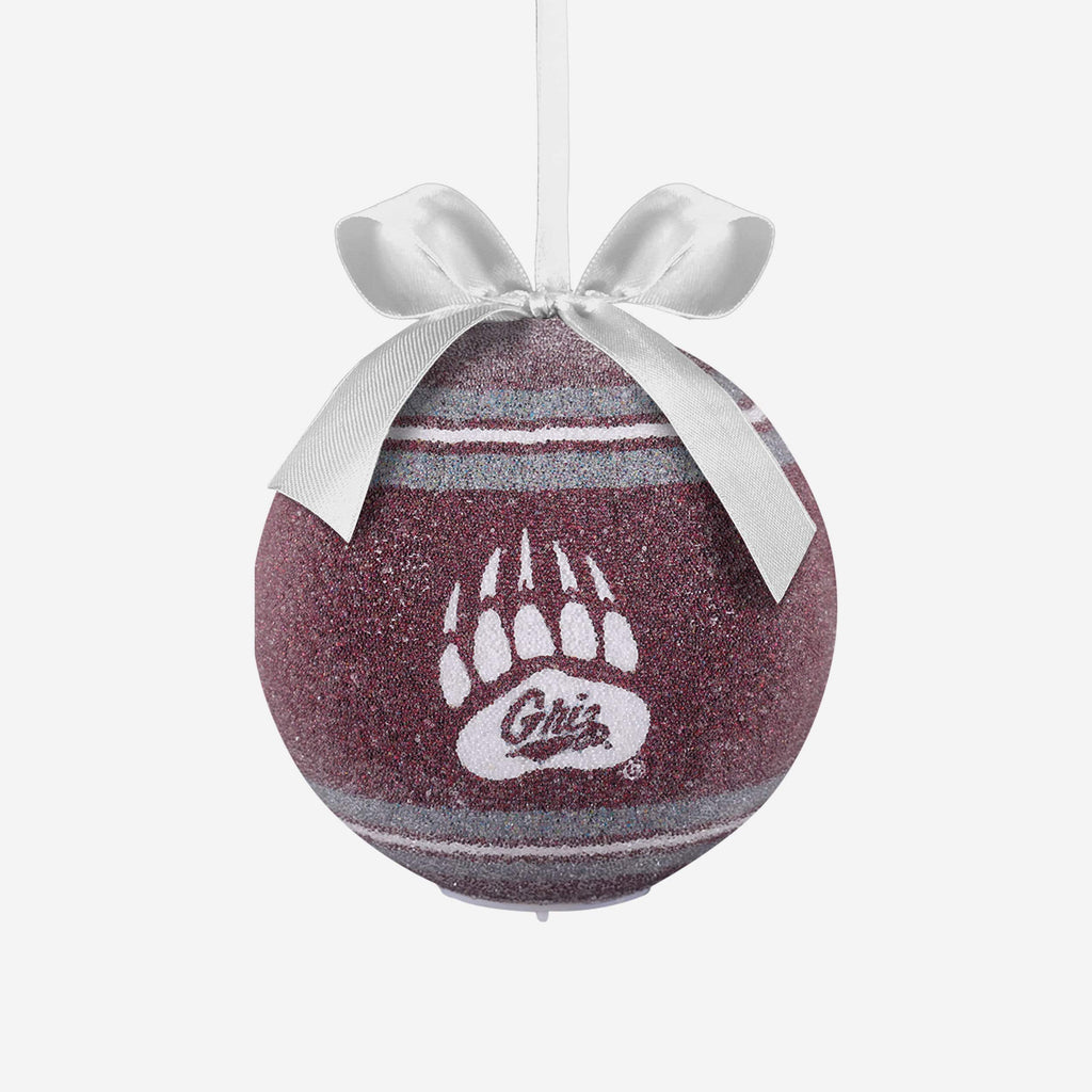 Montana Grizzlies LED Shatterproof Ball Ornament FOCO - FOCO.com