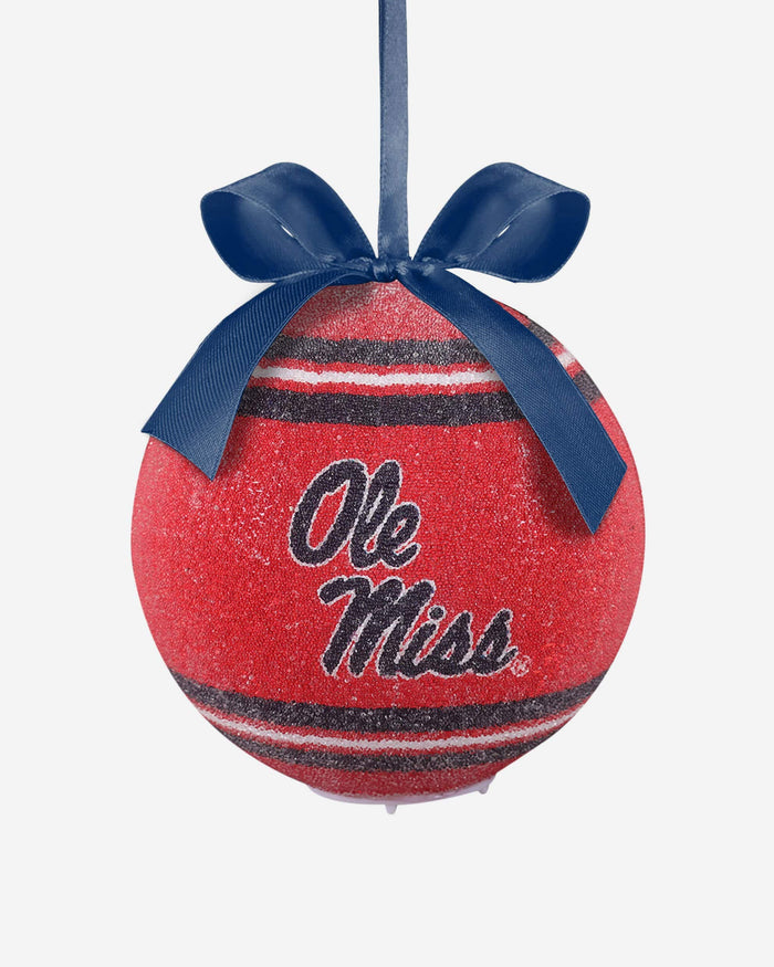 Ole Miss Rebels LED Shatterproof Ball Ornament FOCO - FOCO.com