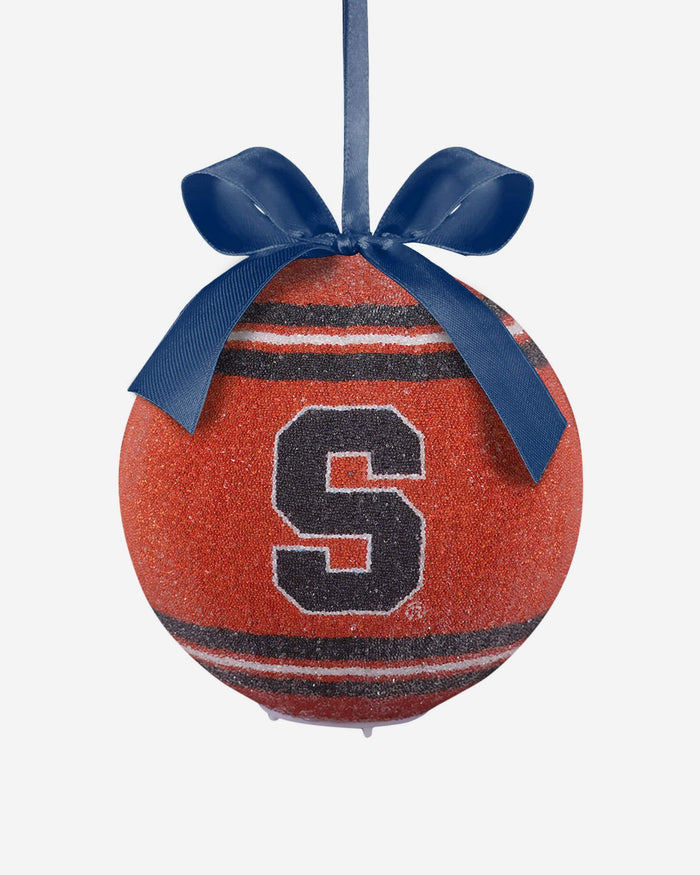 Syracuse Orange LED Shatterproof Ball Ornament FOCO - FOCO.com