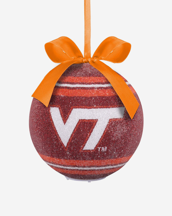 Virginia Tech Hokies LED Shatterproof Ball Ornament FOCO - FOCO.com