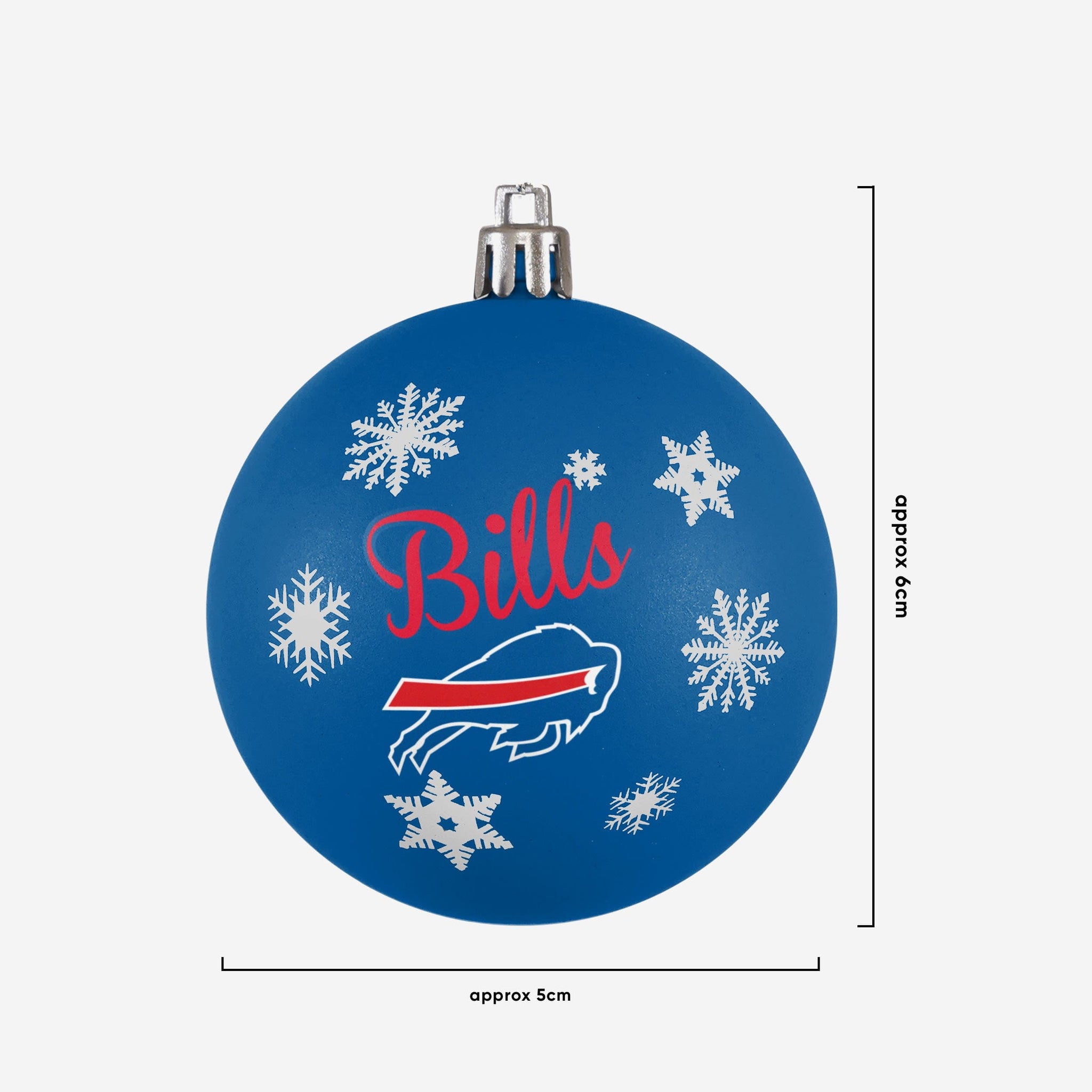 Buffalo Bills 12 Pack Ball Ornament Set FOCO