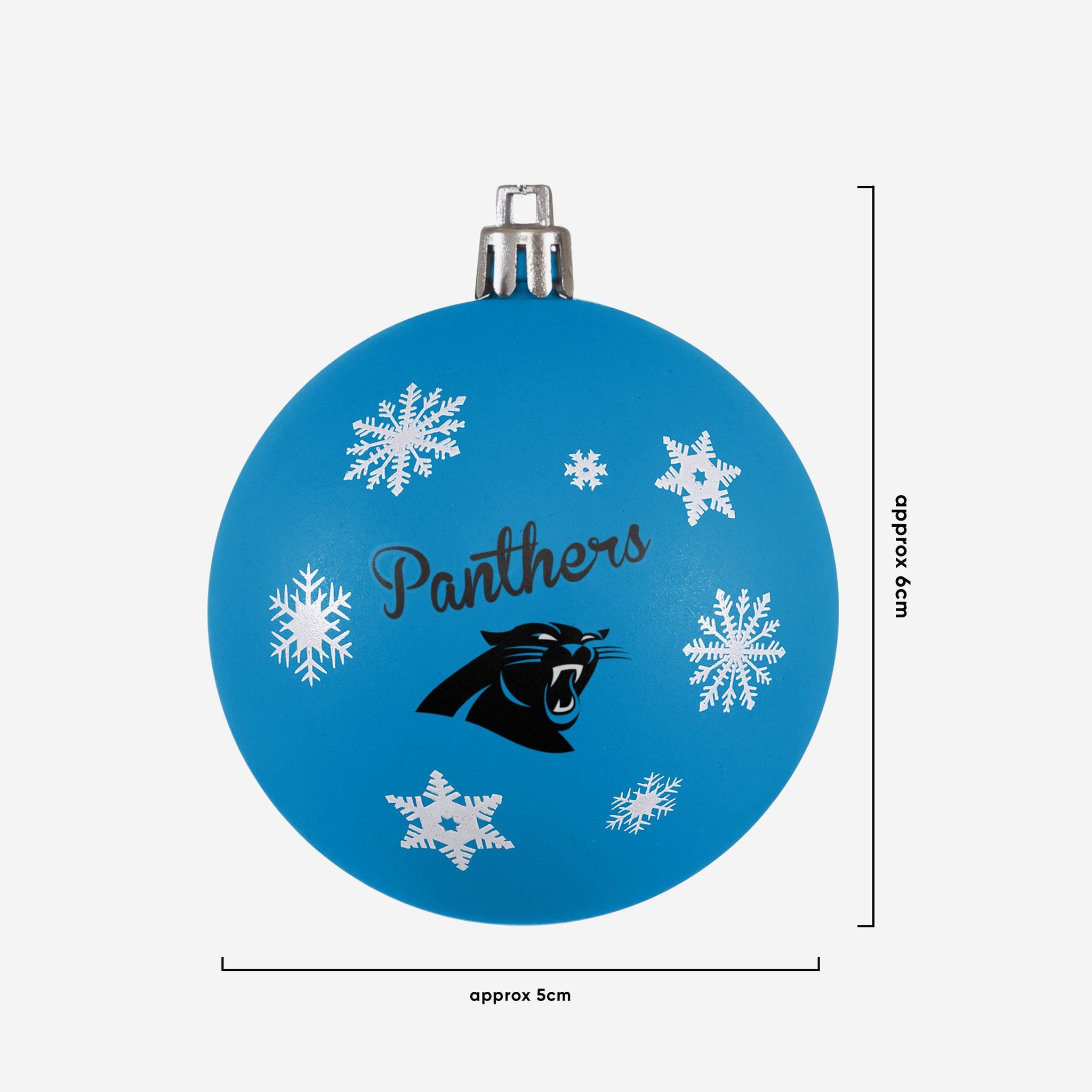 Carolina Panthers Ornament Shatterproof Ball Special Order