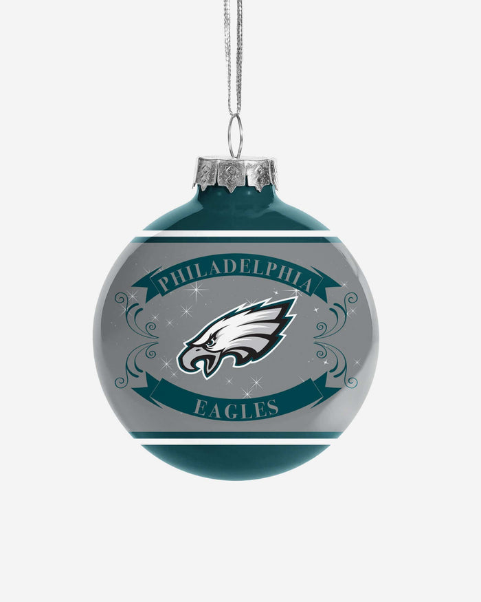 Philadelphia Eagles 2 Pack Ball Ornament Set FOCO - FOCO.com