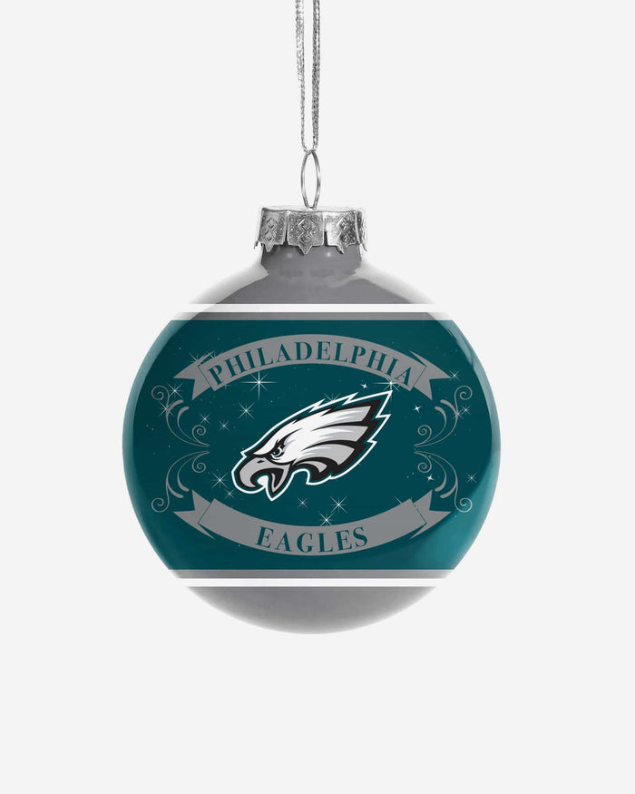 Philadelphia Eagles 2 Pack Ball Ornament Set FOCO - FOCO.com