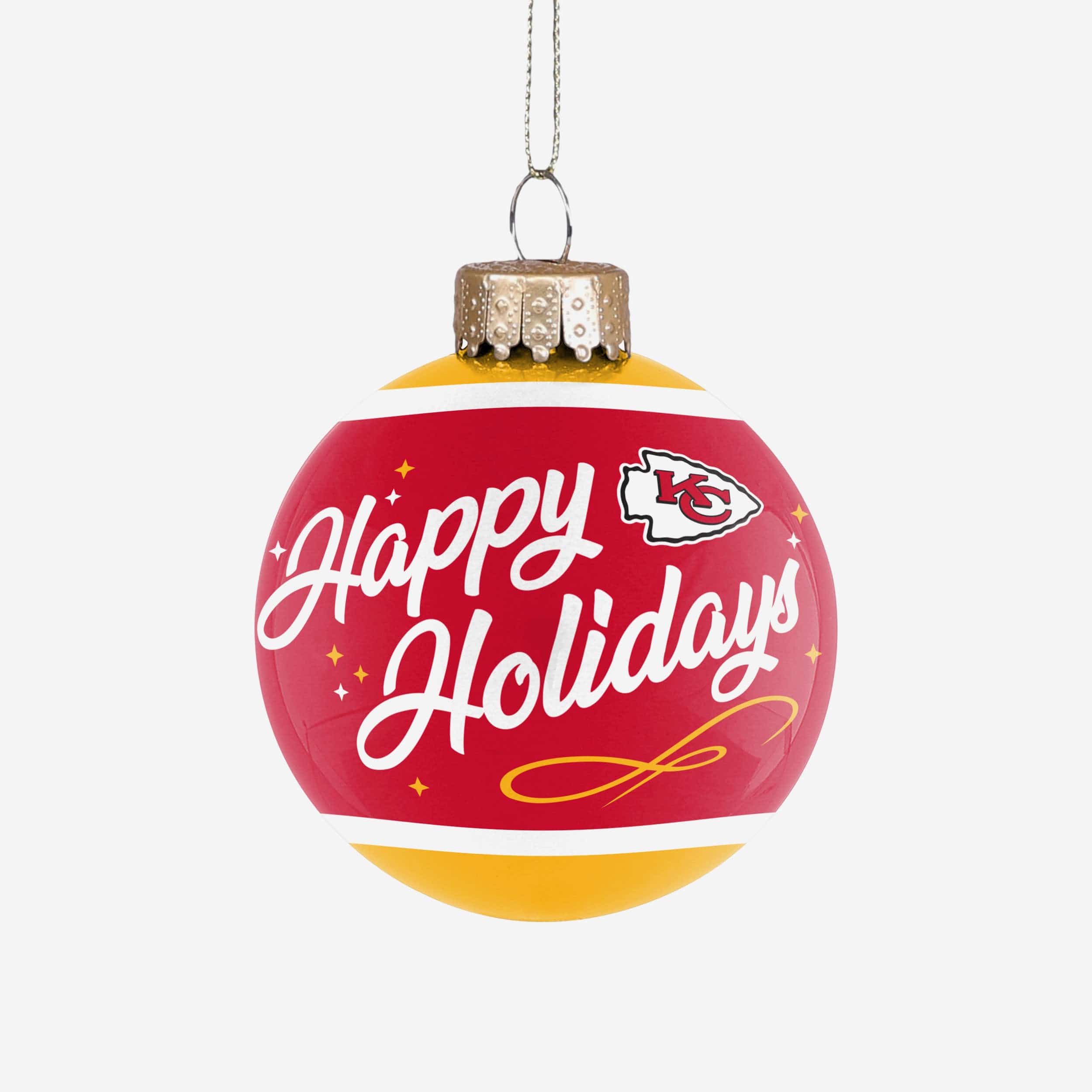 Detroit Lions Christmas Merry Christmas Circle Ornament