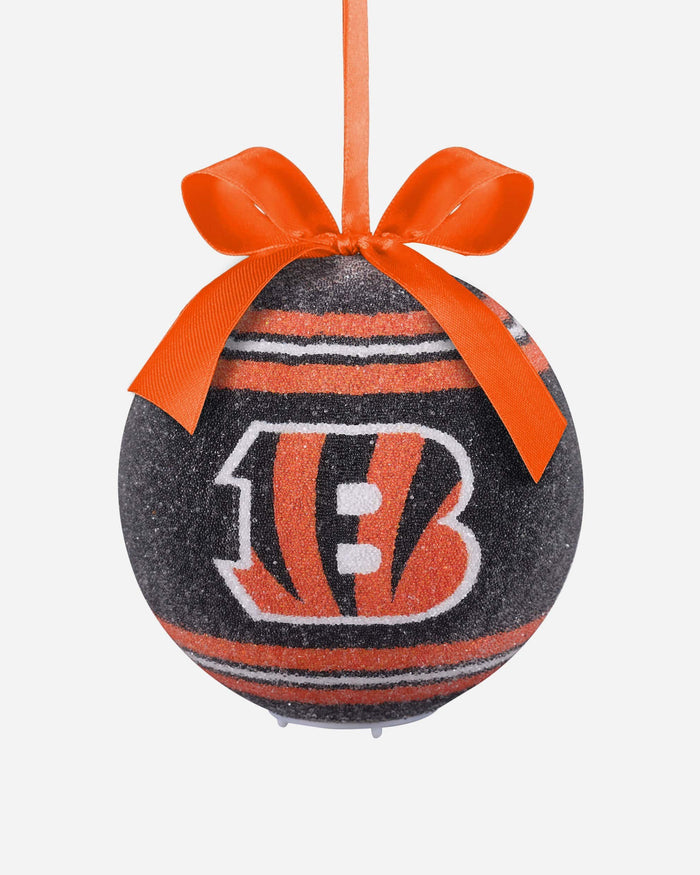 Cincinnati Bengals LED Shatterproof Ball Ornament FOCO - FOCO.com