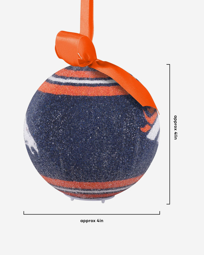 Denver Broncos LED Shatterproof Ball Ornament FOCO - FOCO.com