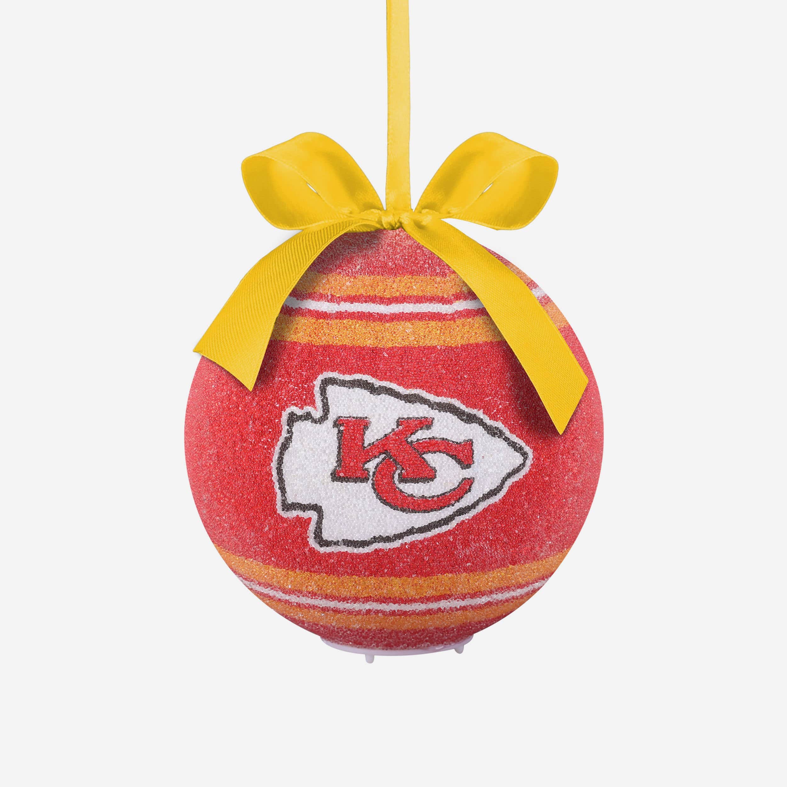 Kansas City Chiefs Merry Christmas Circle Ornament