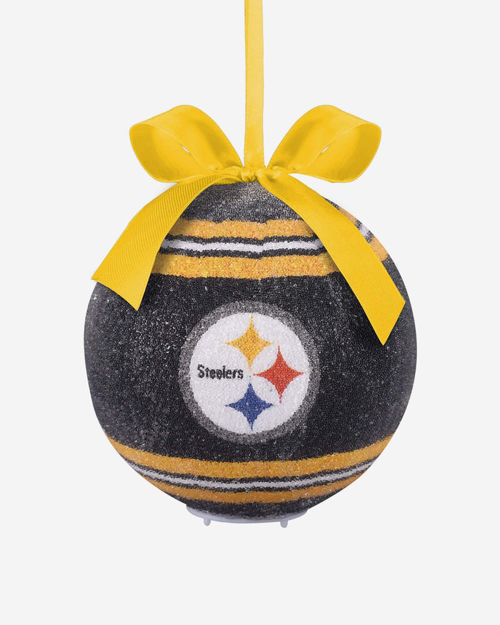 Pittsburgh Steelers LED Shatterproof Ball Ornament FOCO - FOCO.com