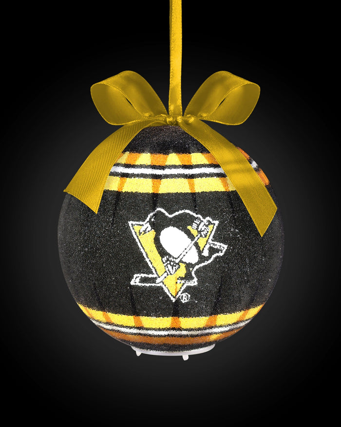 Pittsburgh Penguins LED Shatterproof Ball Ornament FOCO - FOCO.com