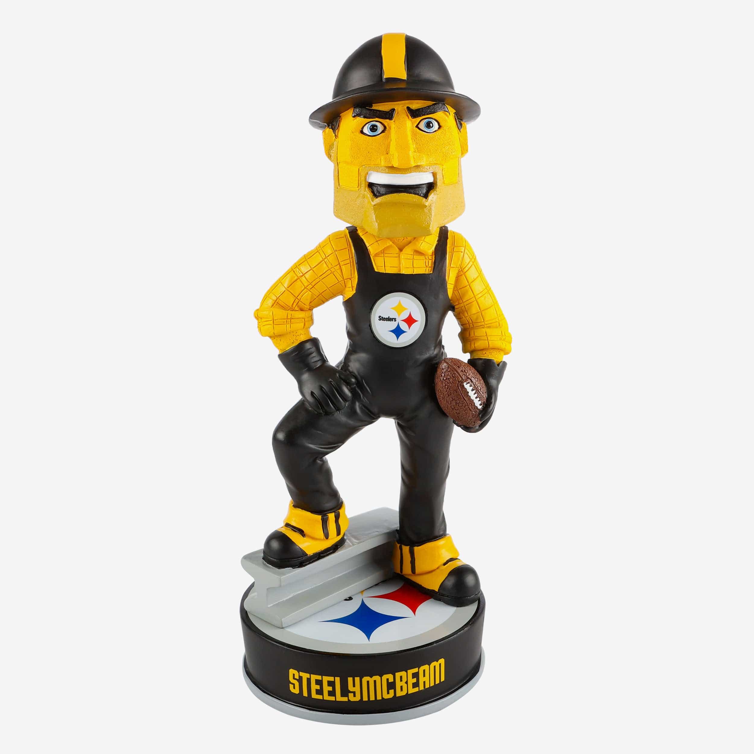 Steely McBeam Pittsburgh Steelers Thanksgiving Mascot Bobblehead FOCO