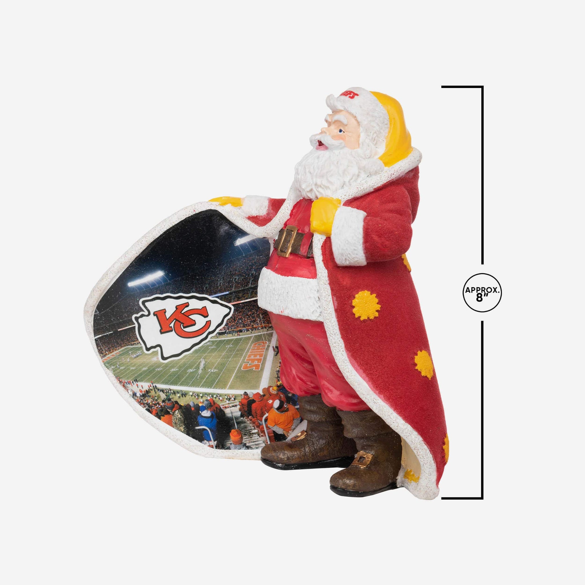 NFL Kansas City Chiefs Santa Christmas inflatable