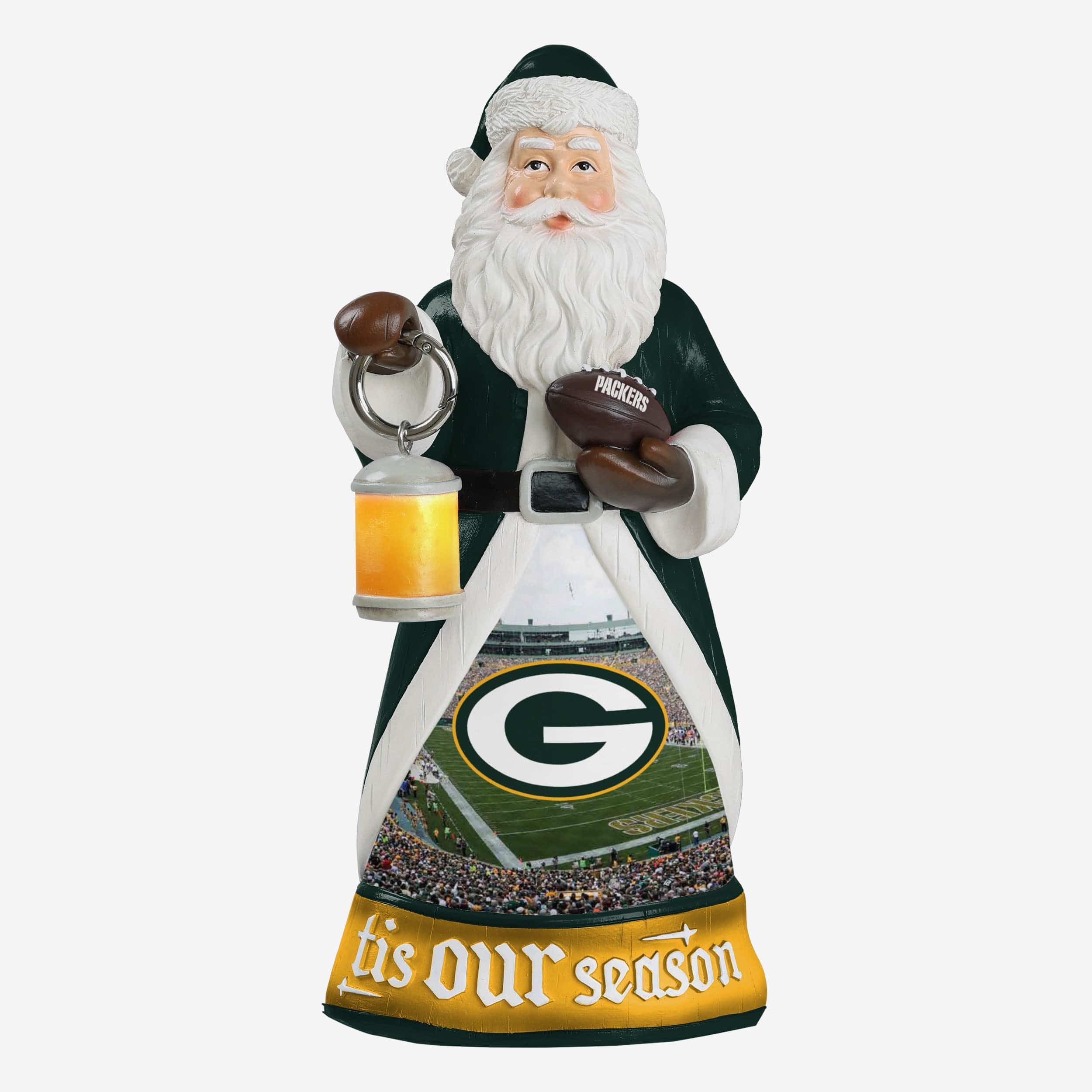 Green Bay Packers Santa Figure FOCO