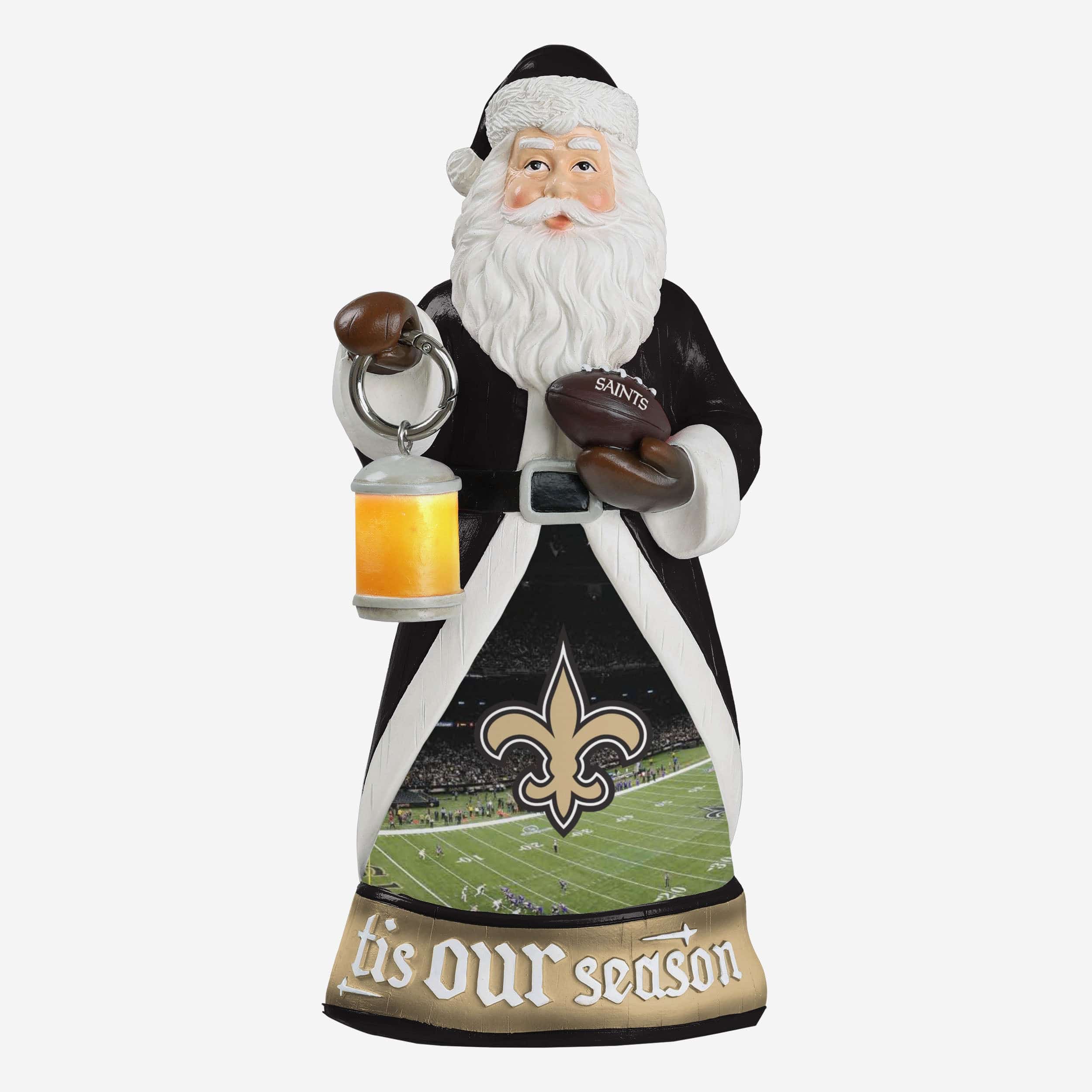 FOCO New Orleans Saints 'Tis The Season Sign Black