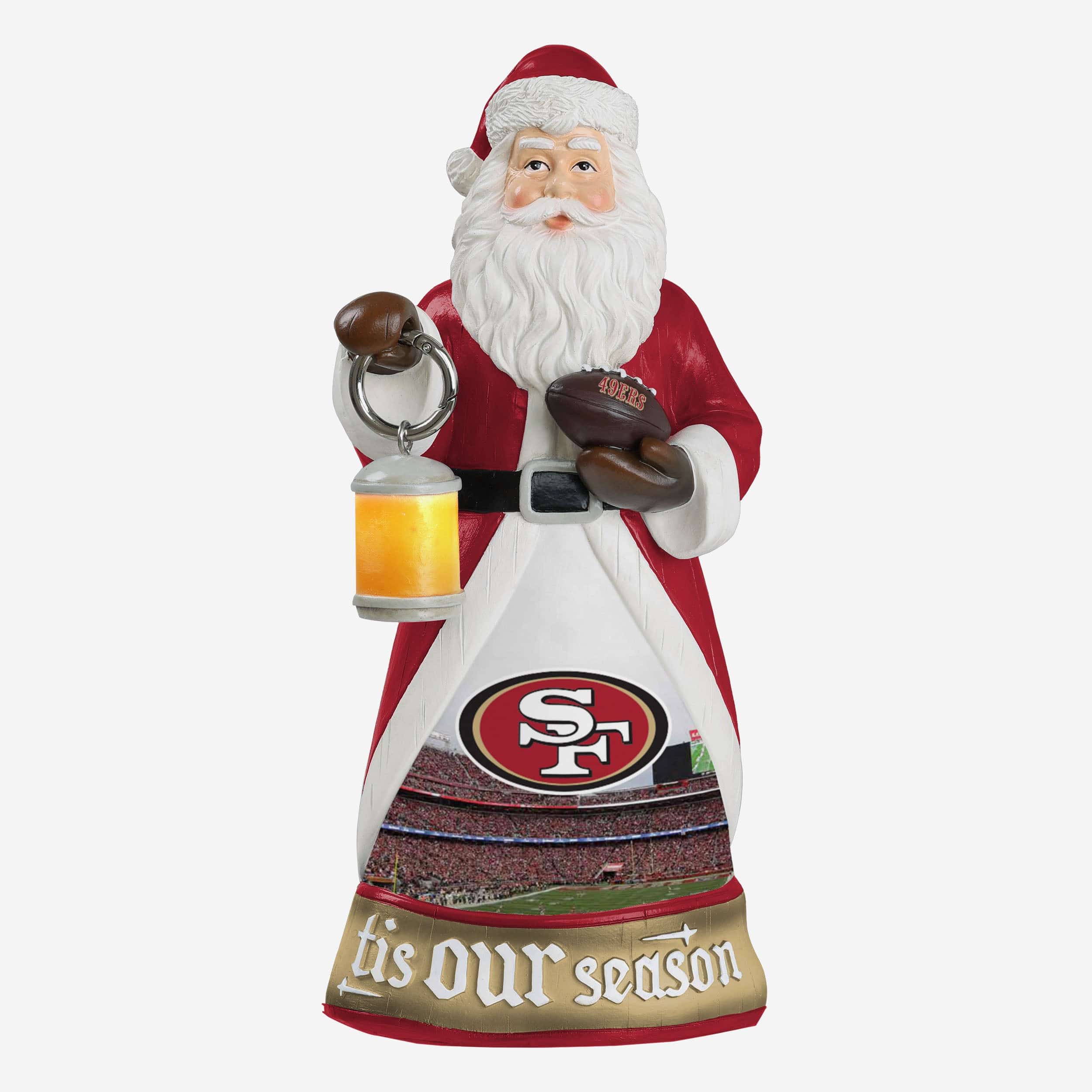 San Francisco 49ers Dear Santa Light Up Sweater FOCO