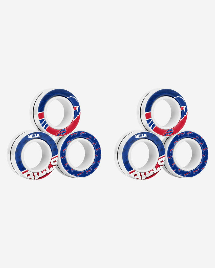 Buffalo Bills 6 Pack Magnetic Finger Rings FOCO - FOCO.com