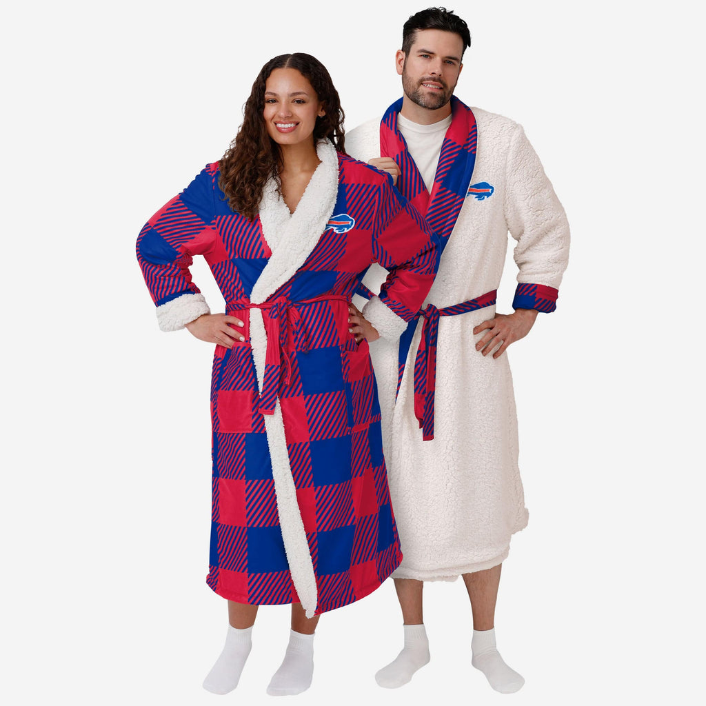 Buffalo Bills Lounge Life Reversible Robe FOCO S/M - FOCO.com