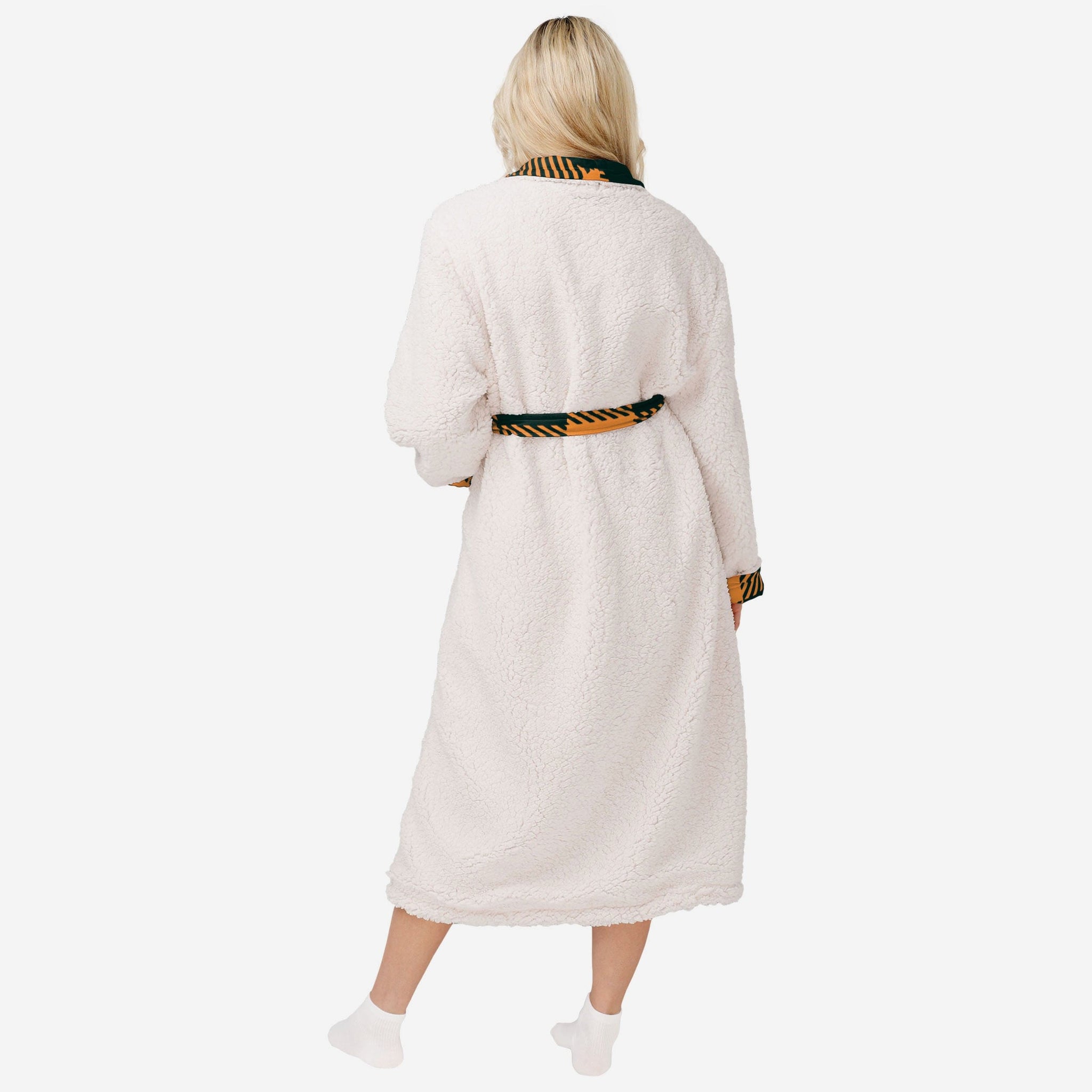 Green Bay Packers Bathrobe NFL Team Logo Lounge Bath Sleep Robe Super Soft  L/XL |