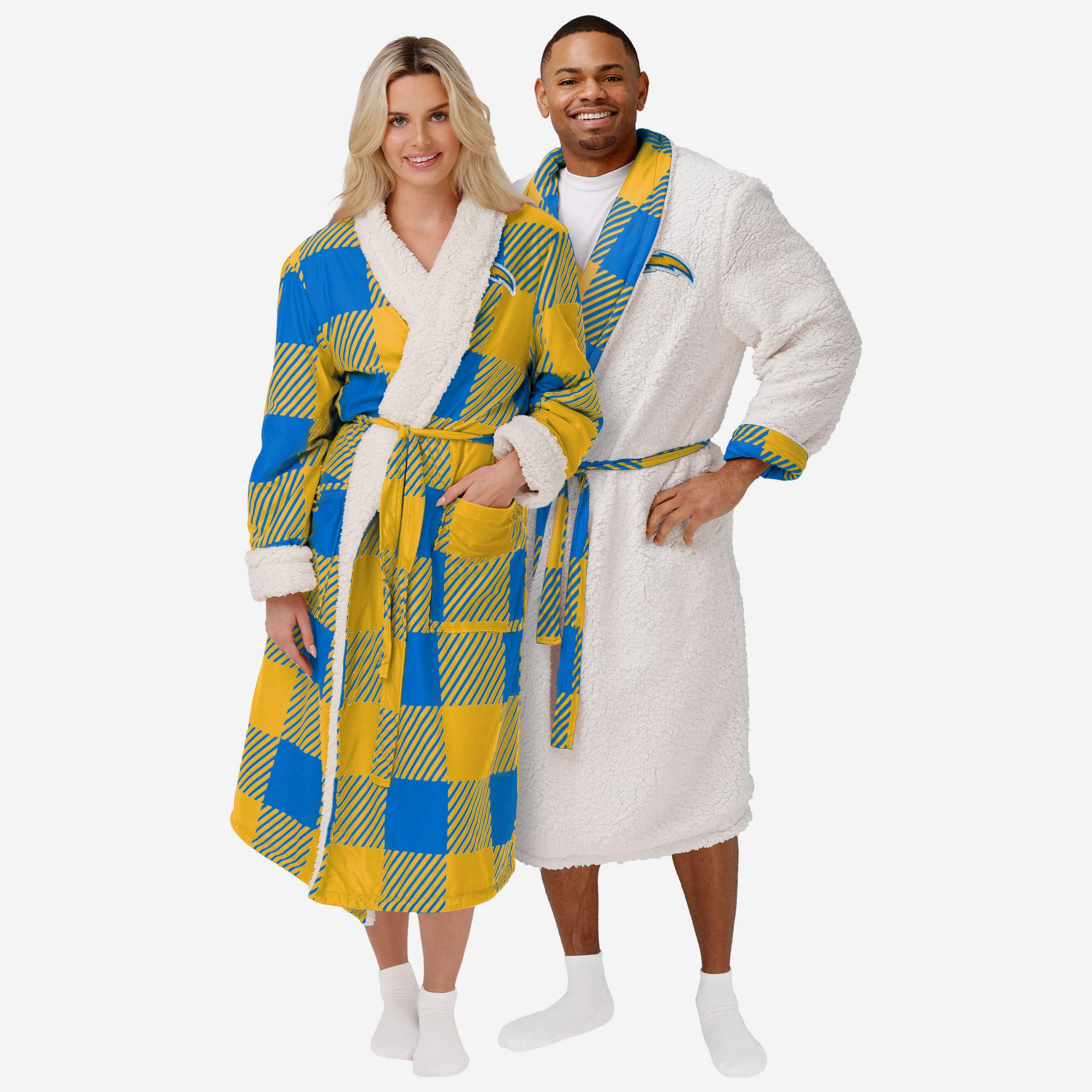 NFL Men's Bathrobe with Team Name and Number, Size L/xl, Seahawks