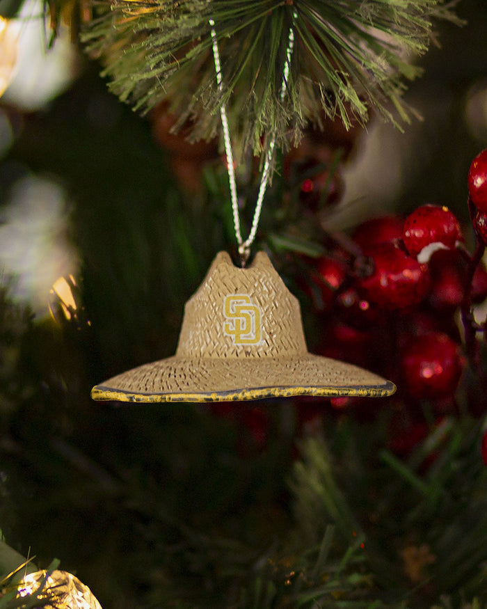 San Diego Padres Straw Hat Ornament FOCO - FOCO.com