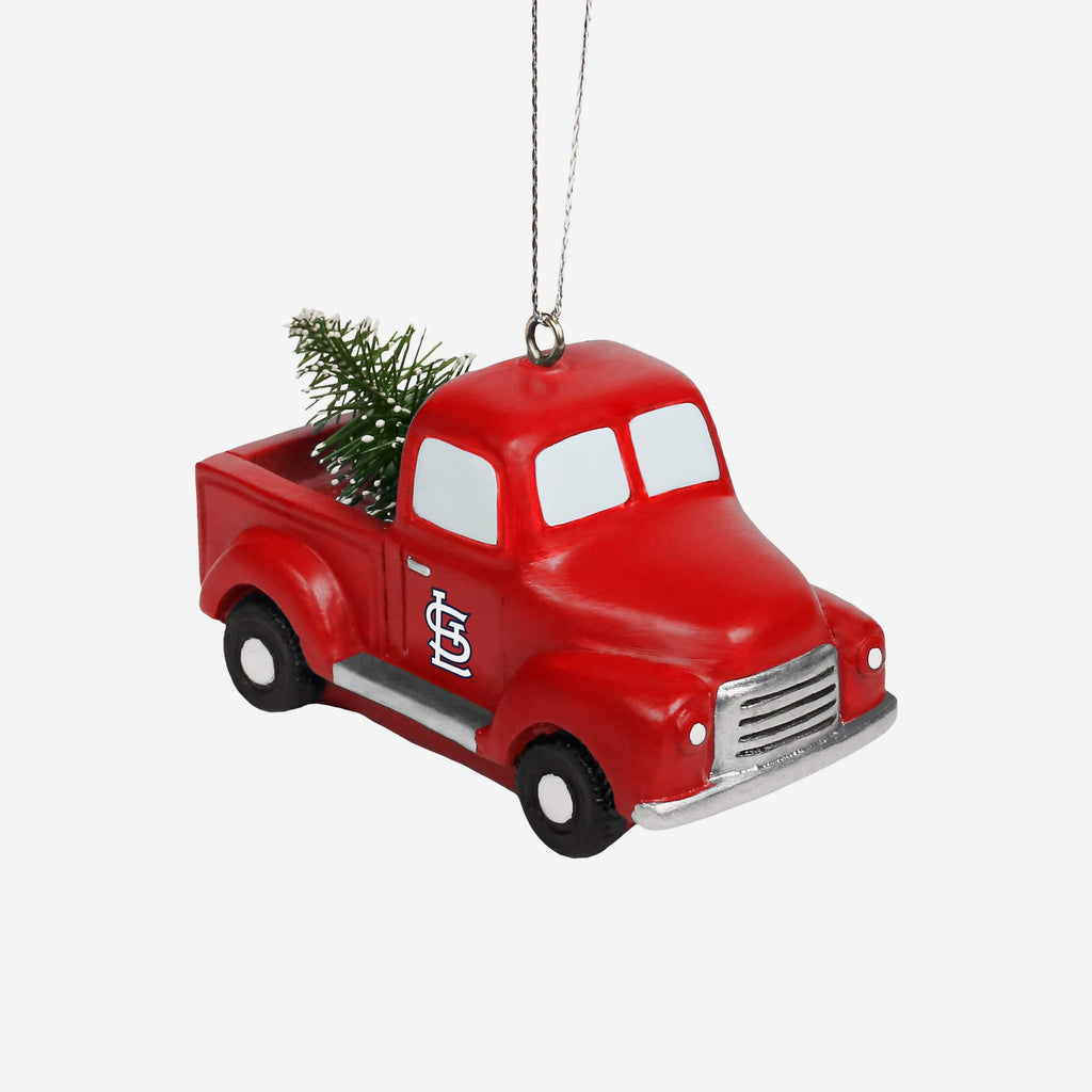 St Louis Cardinals Truck With Tree Ornament FOCO - FOCO.com