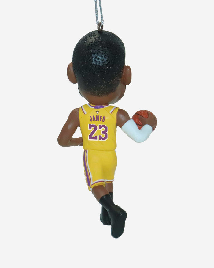 LeBron James Los Angeles Lakers 2020 NBA Champions Player Resin Ornament FOCO - FOCO.com