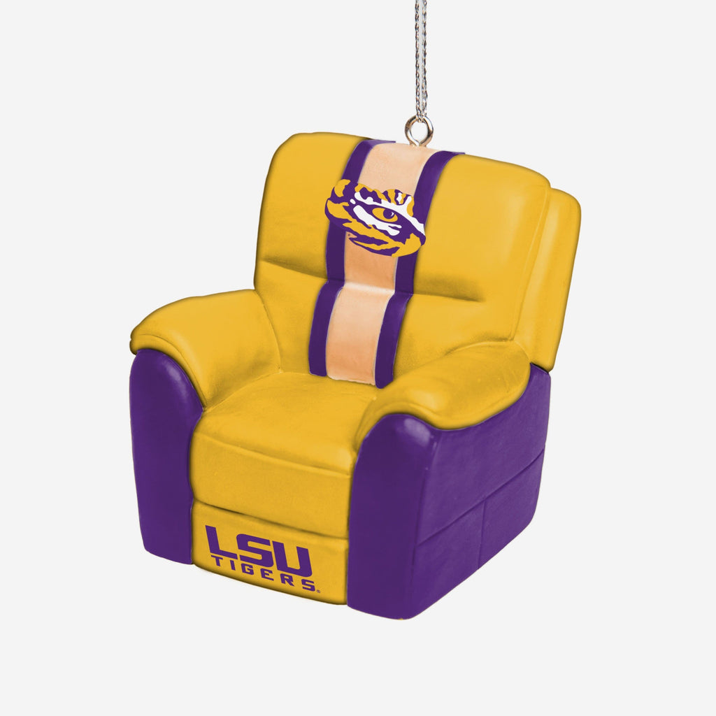 LSU Tigers Reclining Chair Ornament FOCO - FOCO.com