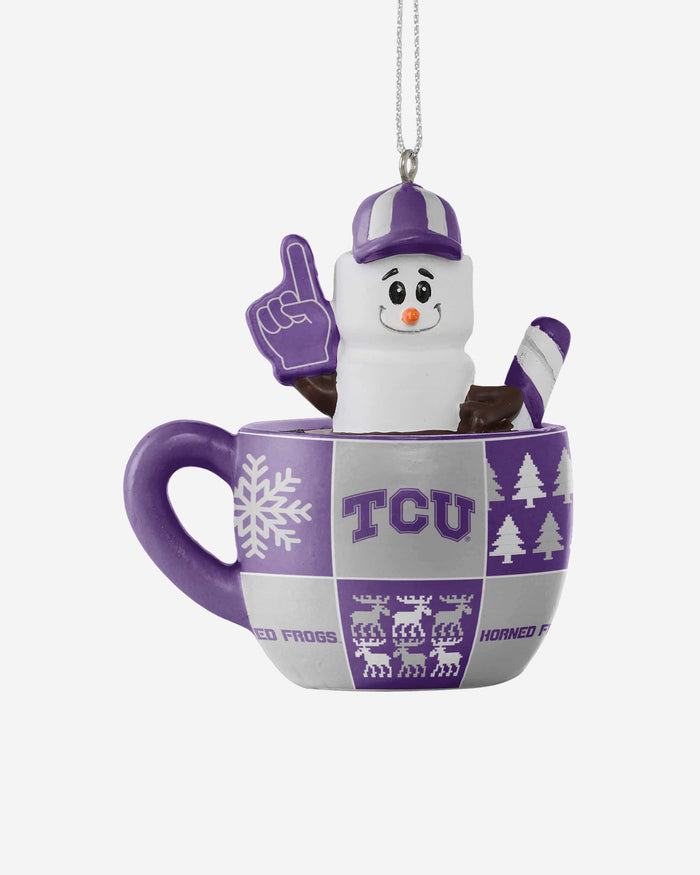 TCU Horned Frogs Smores Mug Ornament FOCO - FOCO.com