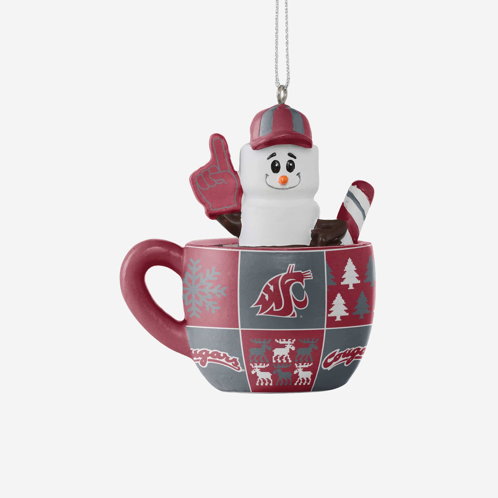 Washington State Cougars Smores Mug Ornament FOCO - FOCO.com