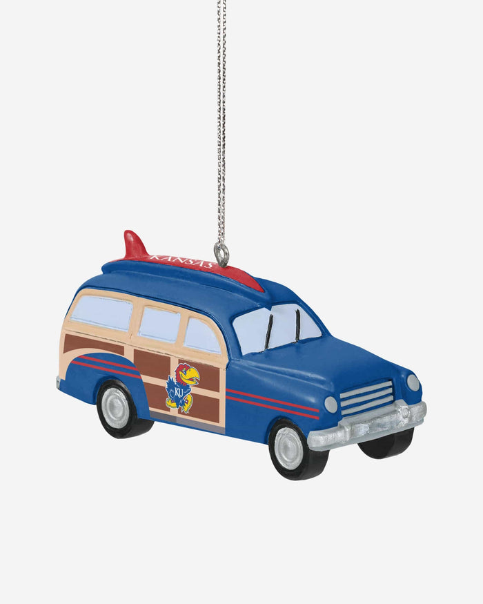 Kansas Jayhawks Station Wagon Ornament FOCO - FOCO.com