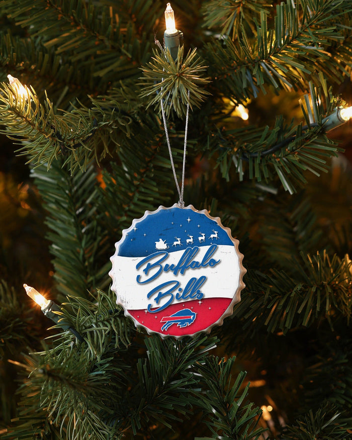 Buffalo Bills Bottlecap Sign Ornament FOCO