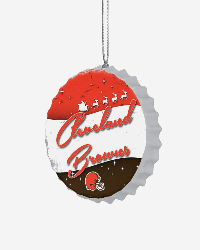 Cleveland Browns Bottlecap Sign Ornament FOCO - FOCO.com