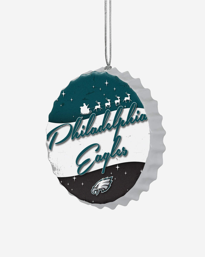 Philadelphia Eagles Bottlecap Sign Ornament FOCO - FOCO.com