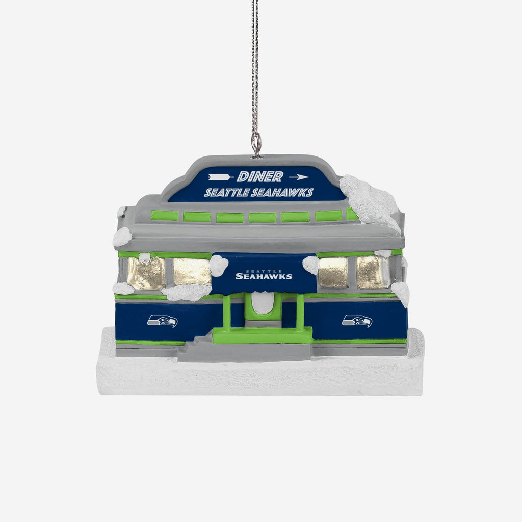 Seattle Seahawks Light Up Diner Ornament FOCO - FOCO.com