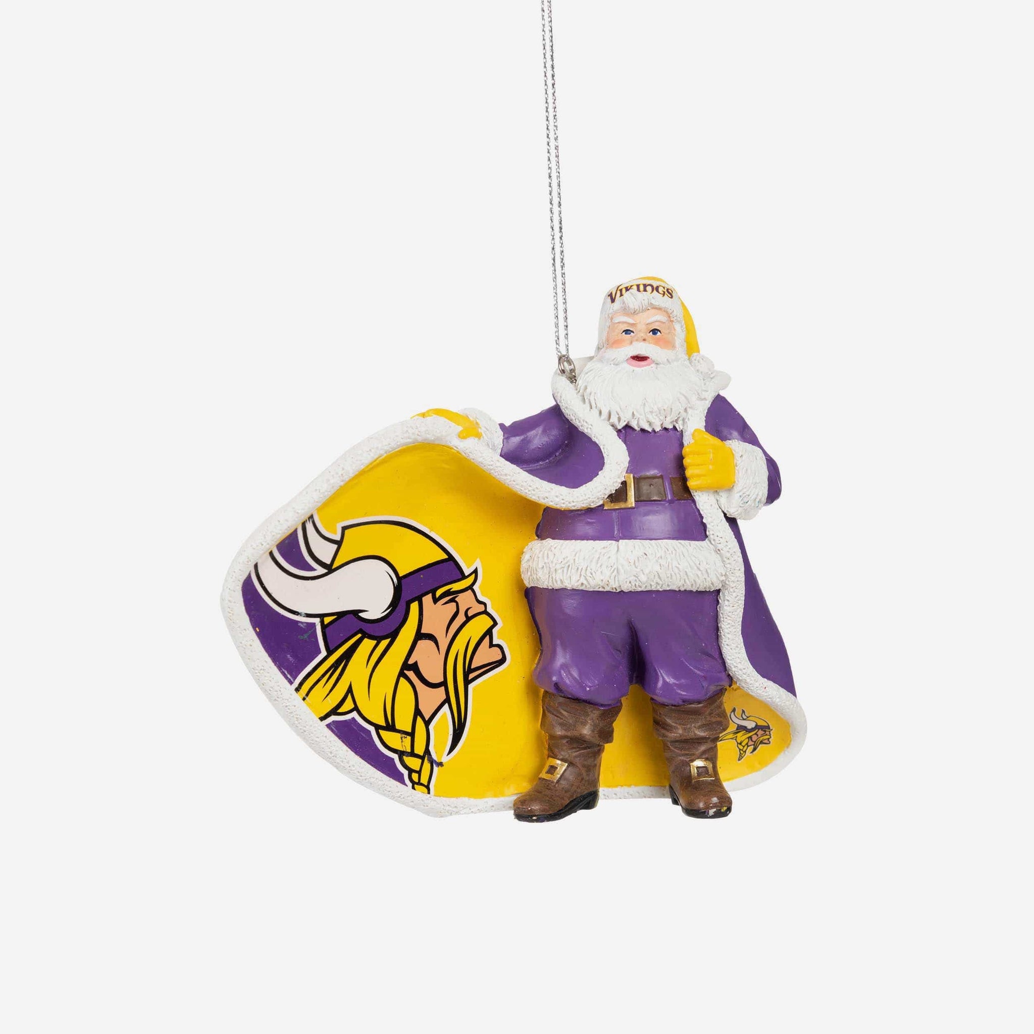 Minnesota Vikings Photoprint Santa Ornament FOCO