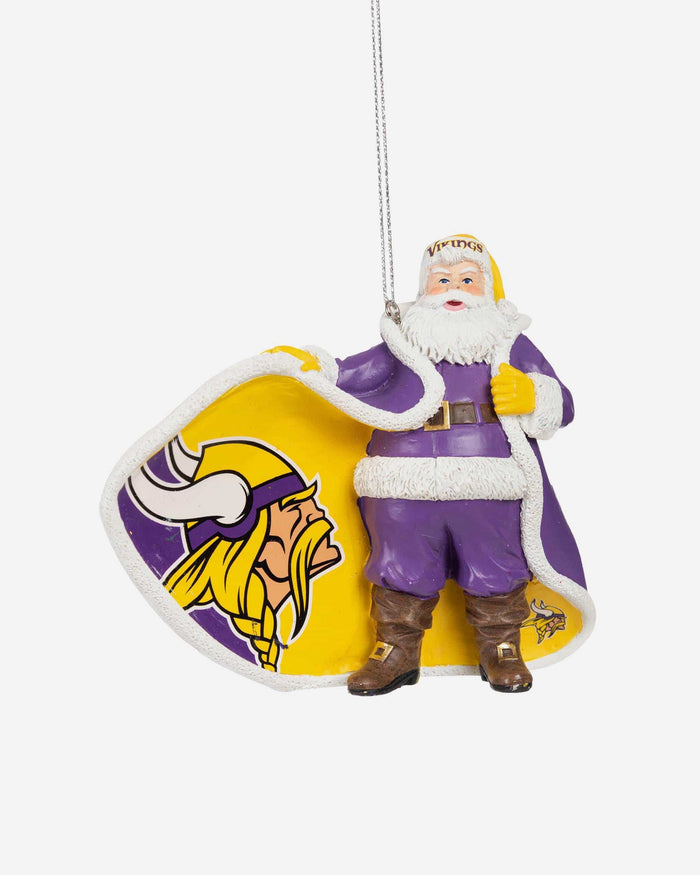 Minnesota Vikings Photoprint Santa Ornament FOCO - FOCO.com