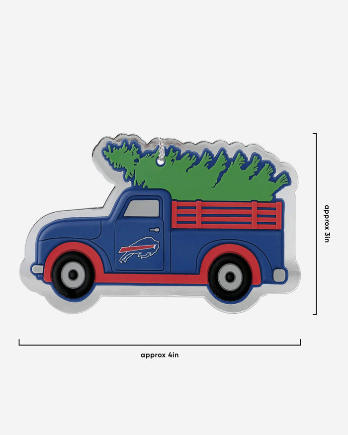 Buffalo Bills 2 Pack Flat Metal Truck Ornaments FOCO - FOCO.com