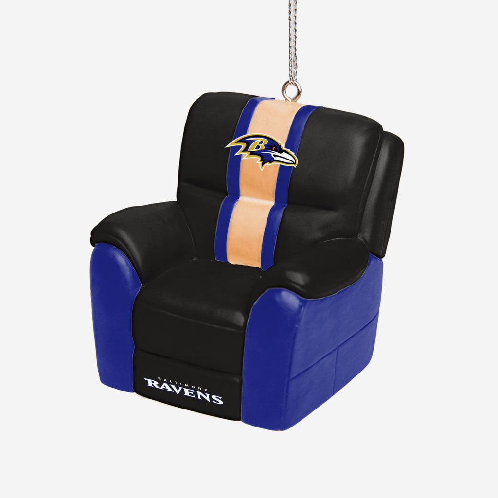 Baltimore Ravens Reclining Chair Ornament FOCO