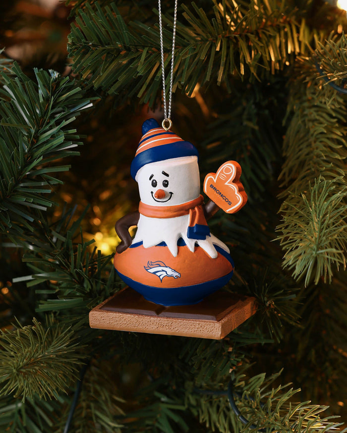 Denver Broncos Smore On Ball Ornament FOCO - FOCO.com