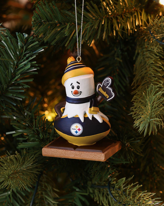 Pittsburgh Steelers Smore On Ball Ornament FOCO - FOCO.com