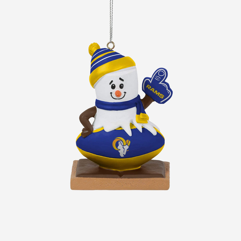 Los Angeles Rams Smore On Ball Ornament FOCO - FOCO.com