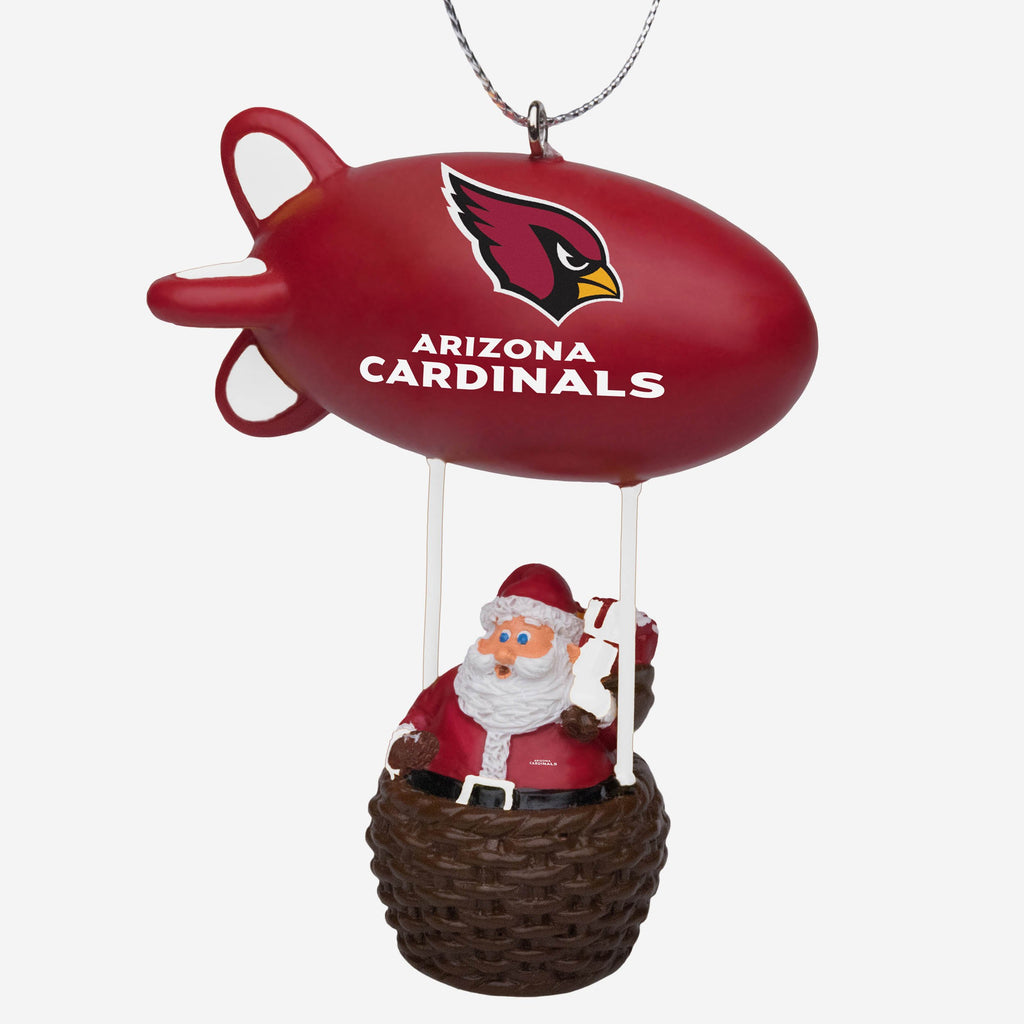 Arizona Cardinals Santa Blimp Ornament FOCO - FOCO.com